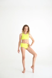 Top sportowy bokserka Neonowy
