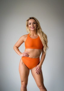 Open Back Top Orange
