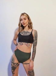 Szorty Bliss Strap z Regulowanymi Paseczkami Emeralde Light