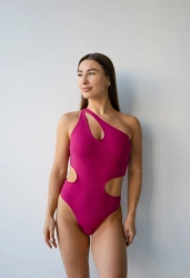 Limitowane Bordowe Błyszczące Body do Pole Dance Mesme Glossy