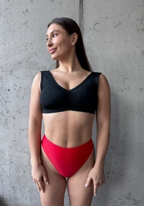 Heartbeat Shorts for Pole Dance Red