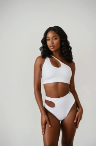 High Waist Shorts Mesmerising White