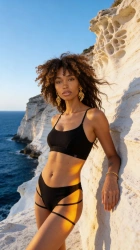 Czarne Majtki Eyes On Me Niski Stan