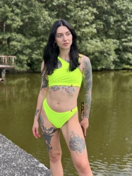 Majtki Tanga Neonowe Muse